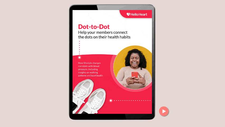 Dot to Dot sales brochure on iPad